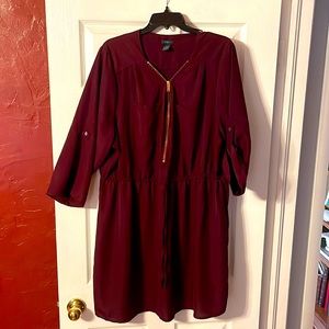Maroon dress
